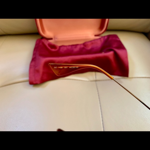 x sold xGucci round L'Aveugle Par Amour sunglasses - Picture 7 of 8